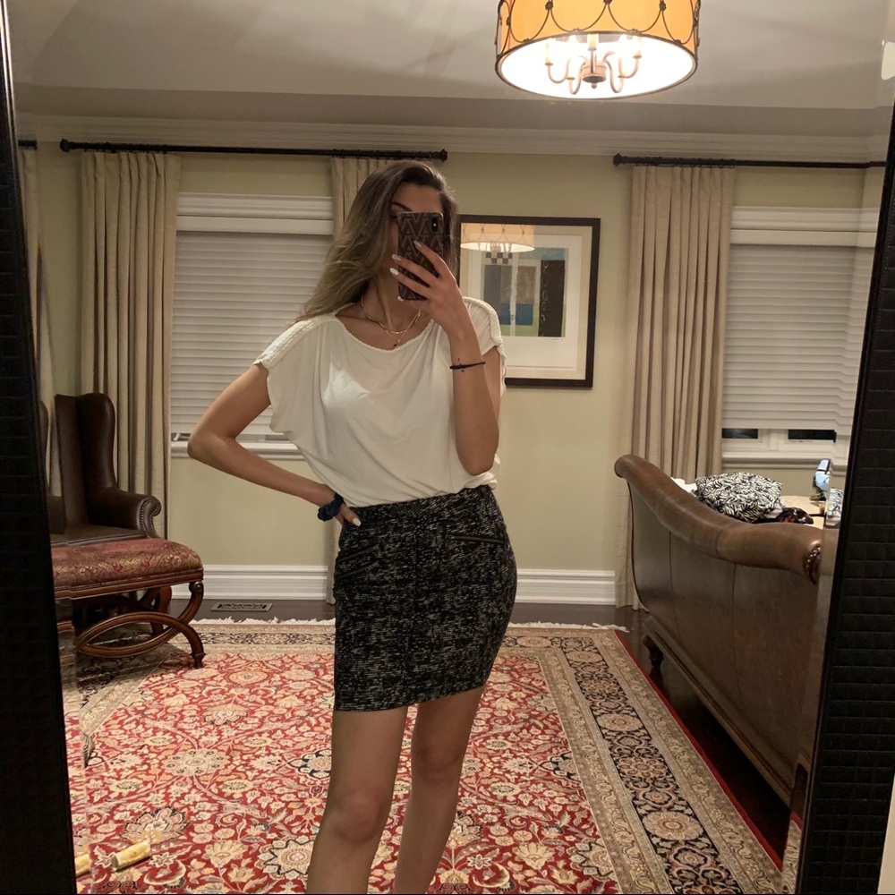 Scotch & Soda Patterned Mini Skirt